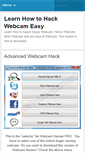 Mobile Screenshot of how-to-hack-webcam.com